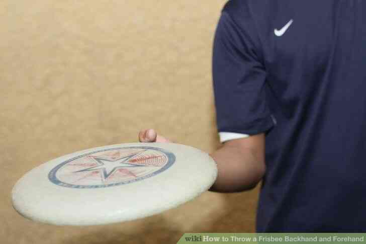 Image intitulée un Frisbee en Revers et en Coup droit de l
